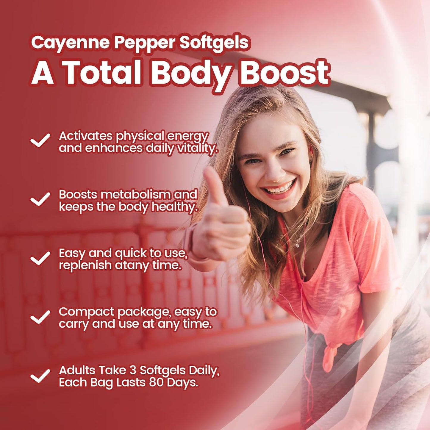 VivoNu Cayenne Pepper Softgels Supplement